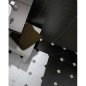 Carrelage octogone imitation marbre mat noir 20x20cm avec cabochon marbre blanc ou noir 4.6x4.6cm, eqxoctogomarmol noir