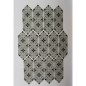 Carrelage navette décor mat gris art-déco 10x30cm, eqxcentury grey pour le mur