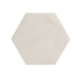 Carrelage hexagonal en grès cérame émaillé gris mat 18x20.5cm, natucbellahexgrigia