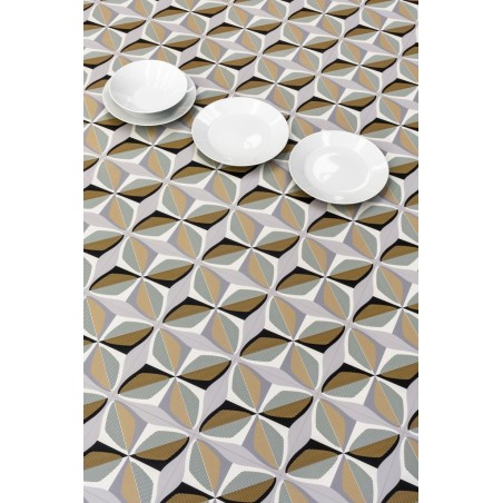 Carrelage décor imitation carreau ciment géométrique 20x20cm rectifié, santafun winter1, R10