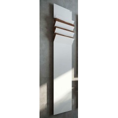 Sèche-serviette radiateur eau chaude vertical contemporain design AntflapsA 171x35cm de couleur