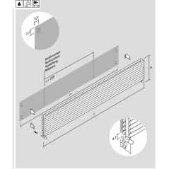 Sèche-serviette radiateur design eau chaude gris GRPR antAO25d