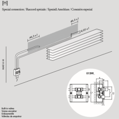 Radiateur eau chaude horizontal moderne design marron mat antTTO