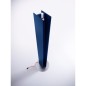 Sèche-serviette radiateur électrique bleu foncé mat salle de bain contemporain 170x14.1cm antxtower