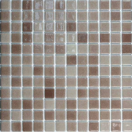 Emaux de verre brun nuancé piscine mosaique salle de bain mosbr-5002 2.5x2.5 cm