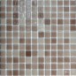 Emaux de verre brun nuancé piscine mosaique salle de bain moxbr-5002 2.5x2.5cm