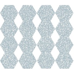 Carrelage hexagonal imitation granito 25x22x0.9cm, Dif venezia lagune
