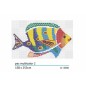 Décor en emaux de verre pour piscine: poisson multicouleur2 158x253cm