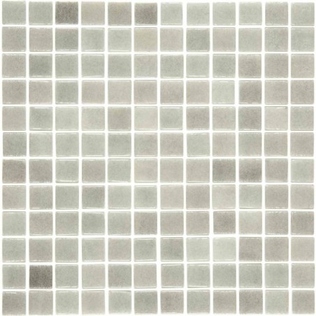 Emaux de verre piscine gris nuancé mosaique salle de bain moxbr-4001 2.5x2.5x0.4cm sur trame.