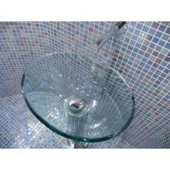 emaux de verre piscine mosaique salle de bain acquaris edel 2.5x2.5 cm