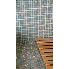 emaux de verre piscine mosaique salle de bain lotto 2.5x2.5 cm