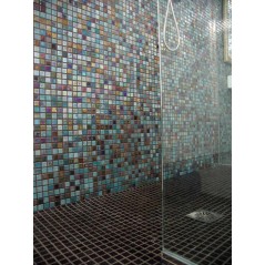 emaux de verre mosaique piscine salle de bain acquaris maldivas 2.5x2.5 cm