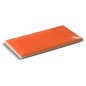 Carrelage métro Dif orange brillant 7.5x15cm