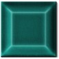 Carrelage métro Dif craquelé vert turquoise brillant 7.5x7.5cm