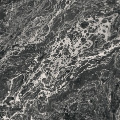 Carrelage imitation ciment liquide, marbre noir moderne poli brillant 90x90cm rectifié, restaurant I santaliquid moon