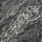 Carrelage imitation ciment liquide, noir et blanc poli brillant 90x90cm rectifié, restaurant I santaliquid moon