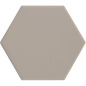 Carrelage hexagonal, petite tomette beige mat , 11.6x10.1cm eqxmatika beige sol et mur