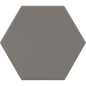 Carrelage hexagonal, petite tomette gris mat , 11.6x10.1cm eqxmatika naval grey sol et mur