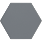 Carrelage hexagonal, petite tomette bleu gris mat , 11.6x10.1cm eqxmatika naval demin blue sol et mur