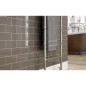 Carrelage rectangulaire contemporain gris foncé brillant eqxevolution 5x40cm, 5x20cm, 10x40cm, 7.5x15cm.