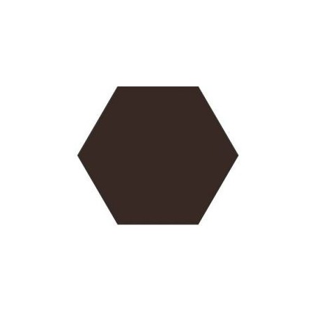 Carrelage hexagone tomette realopal marron, salle de bain 28.5x33cm