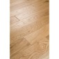 Parquet chêne français massif, brossé naturel verni mat,  ép : 10mm , Hx verni mat