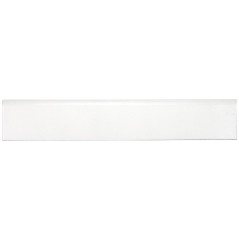 Plinthe blanc mat à bord arrondi 8x45cm, exa4A01