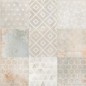 Carrelage patchwork ,décor salle de bain, imitation métal clair, 20x20X1cm, R10, santaoxydart light