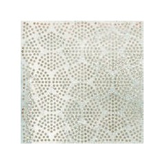 Carrelage patchwork ,décor salle de bain, imitation métal clair, 20x20cm, R10, santoxydart light