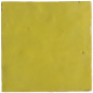 Zellige véritable jaune crédence cuisine salle de bain carrelage en terre cuite marocain Dif citron 10x10x1.1cm