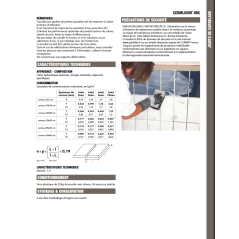 Mortier joint résistant aux agressions chimique, seau de 20kg, cermijoint HRC