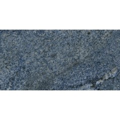 Carrelage imitation marbre poli brillant bleu rectifié, 60x120cm Géoxbahia.