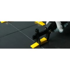 Croisillons auto-nivelant pour carrelage épaisseur entre 3 et 12mm, sac de 500 bases pour des joints de 2mm