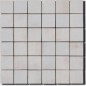 Mosaique crédence cuisine salle de bain zellige véritable Dif 5x5cm gris clair sur trame 30x30cm