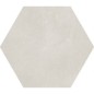 Carrelage hexagonal en grès cérame émaillé perle 23x26cm apemacba pearl