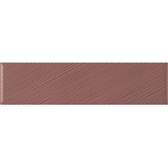 Carrelage salle de bain moderne mural santastripebrick mauve 7.3x30cm