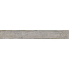 Carrelage effet parquet peint en gris usé, salle à manger, sol et mur, 15x120cm, rectifié, Santablend gris