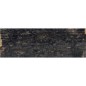 Carrelage antidérapant de forte épaisseur imitation parquet terrasse 40x120x2cm rectifié, R11 A+B+C,  santablend noir