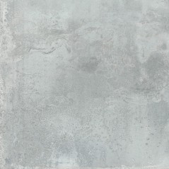 Carrelage imitation métal argent, sol intérieur,  90x90cm rectifié, santoxydart silver 