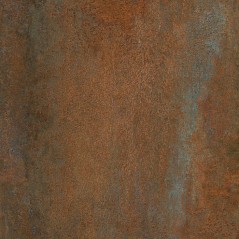Carrelage imitation métal rouillé, cuivre, cuisine 90x90cm rectifié, santoxydart copper