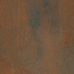 Carrelage imitation métal rouillé, cuivre, cuisine 90x90cm rectifié, santoxydart copper
