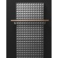 Sèche-serviette radiateur eau chaude design avec ou sans porte-serviette 82x61cm et 123x61cm antxWaffle V gris