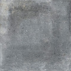 Carrelage imitation carreau ciment gris foncé, terrasse 20x20cm Viv orchard grafito