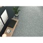 Carrelage hexagone imitation granito gris mat 23x27cm,  duresix terrazzo gris antiderapant R10