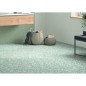 Carrelage hexagonal imitation granito vert mat 23x27cm,  duresix terrazzo sage antidérapant R10