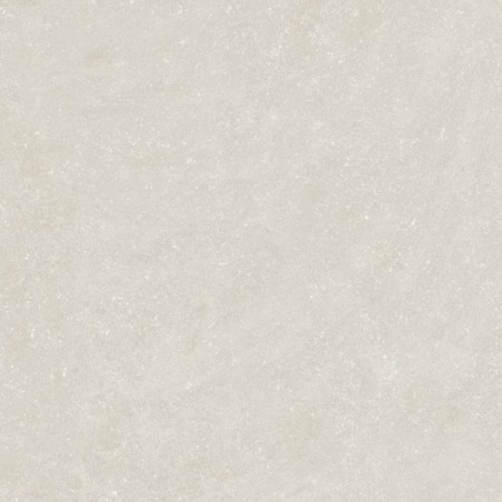 Carrelage imitation pierre moderne blanc poli brillant, très grand format XXL 98x98cm rectifié,  Porce1825 white