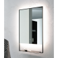 Miroir lumineux contemporain, salle de bain, vertical 50x80x4.2cm avec éclairage périmétral à led compx castore 4061.