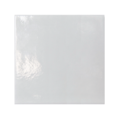 Carrelage émail craquelé blanc 20x20x1.1cm peint à la main Dif