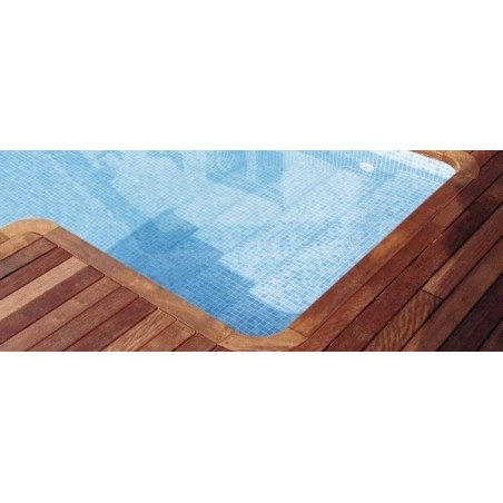 Emaux de verre bleu clair nuancé piscine mosaique salle de bain mosbr-2003 antidérapant sur trame 2.5x2.5x0.4cm