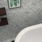 Emaux de verre piscine gris nuancé mosaique salle de bain moxbr-4001 2.5x2.5x0.4cm sur trame.